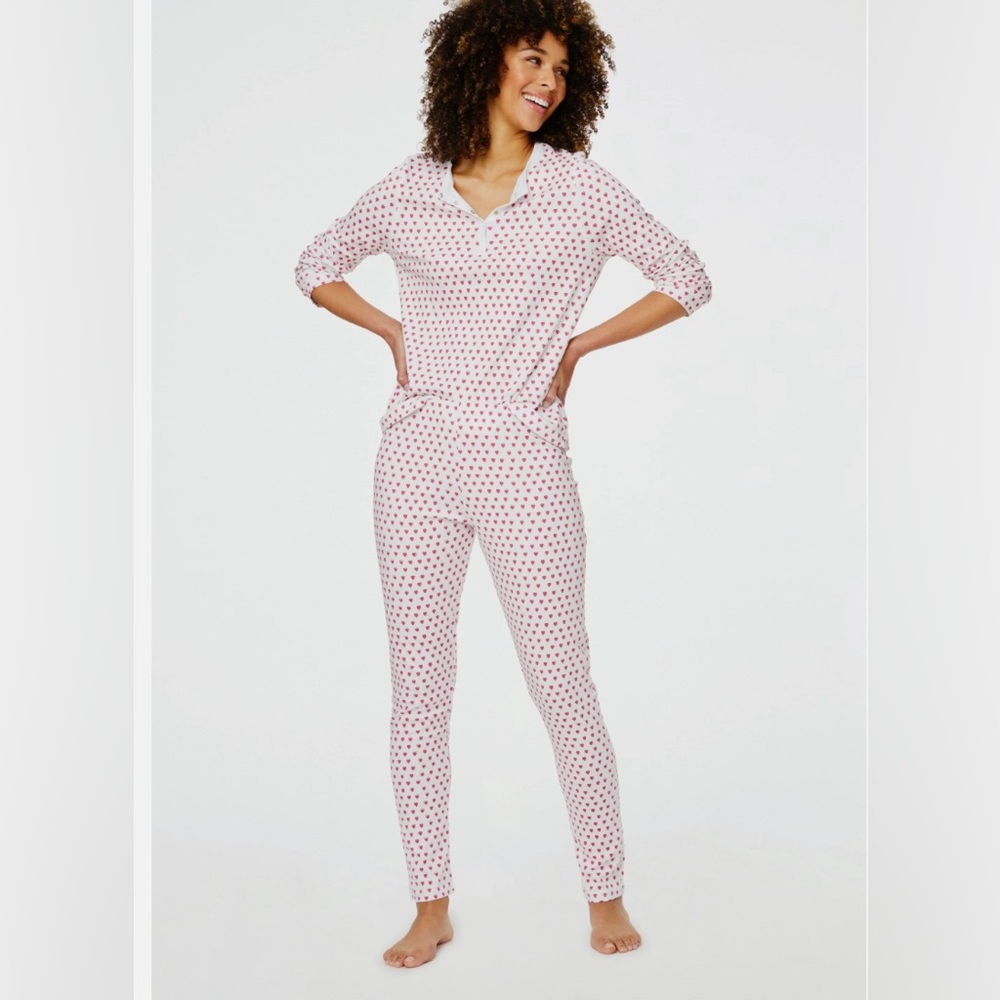 Roller Rabbit Pink Heart Pajamas